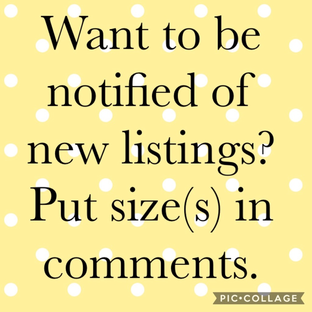 New listing notification